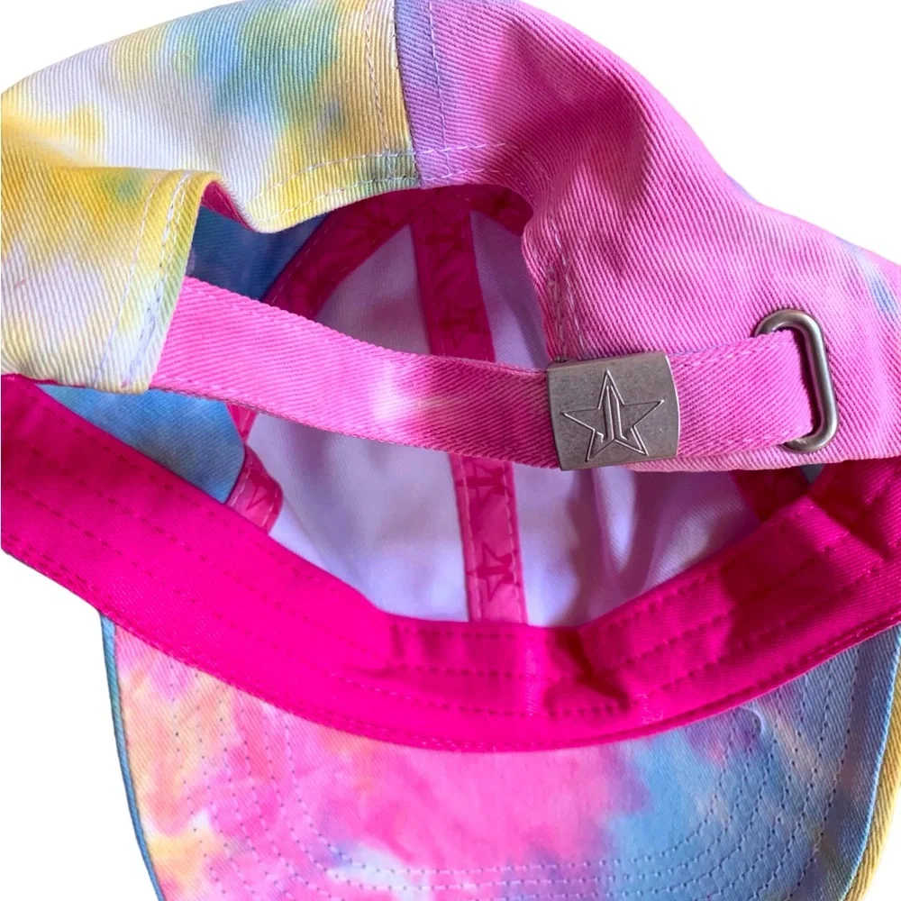 Jeffree Star Tie Dye Rainbow Snap Back Cap Unisex Color Rainbow
